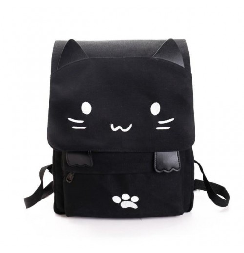 Cat Ear Canvas Backpack Cat Ear Canvas Backpack