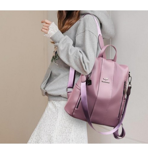 Anti Theft Backpack Purple Anti Theft Backpack Purple