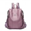 Anti Theft Backpack Purple Anti Theft Backpack Purple