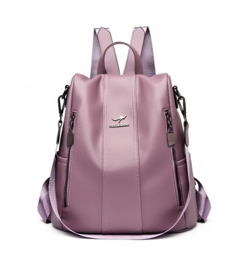 Anti Theft Backpack Purple Anti Theft Backpack Purple